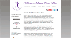 Desktop Screenshot of newtondanceshoes.com